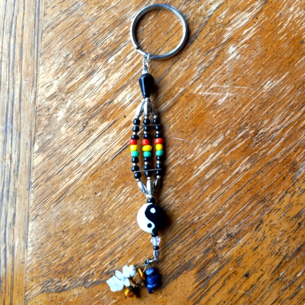 Free W/ Bundle!!! Handmade Crystal Beaded Keychain!!!!